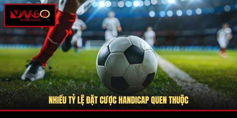 Nhiều tỷ lệ đặt cược Handicap quen thuộc